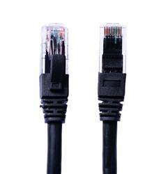 iCAN CAT6 24AWG RJ45 Black Patch Cable, 15FT, Black