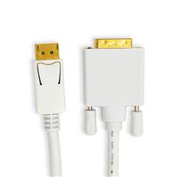 Câble vidéo iCAN DisplayPort vers DVI-D, mâle vers mâle, 6 pieds