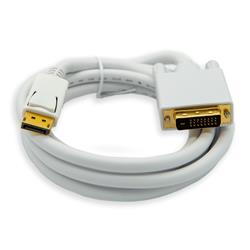 Câble vidéo iCAN DisplayPort vers DVI-D, mâle vers mâle, 6 pieds