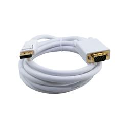Câble iCAN Premium 28AWG, DisplayPort mâle vers VGA mâle, 6 pieds