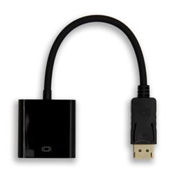iCAN DisplayPort to VGA Adapter, Male to Female, Gold Plated, 0.2M