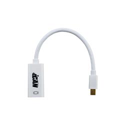iCAN Mac Mini DisplayPort  to HDMI, Male to Female, 1080P, 0.2M