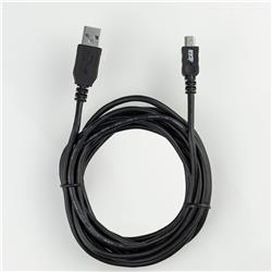 iCAN USB 2.0 Type-A Male to Mini B Male Cable, 10ft