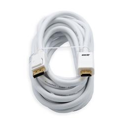 Câble DisplayPort vers HDMI iCAN 28AWG 1080p, M/M, plaqué or, 15 pieds, blanc