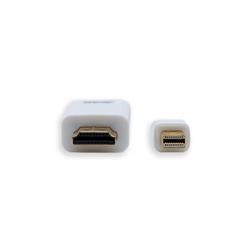 Câble iCAN Mini DisplayPort mâle vers HDMI mâle, plaqué or, 32 AWG, 15 pieds