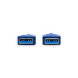 iCAN USB 3.0 Type-A Male to Type-A Male Cable, 10ft