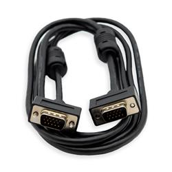 Câble vidéo externe iCAN PC, Super VGA ultra fin, double blindage, coaxial HD15, M/M, 6 pieds