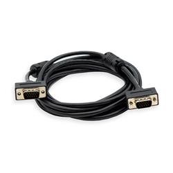 iCAN PC External Video Cable, Super VGA Ultra Slim, Double Shielded, Coaxial HD15, M/M, 10FT(Open Box)
