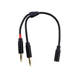 Adaptateur audio ICAN 1 prise jack femelle 3,5 mm vers 2 prises jack mâles 3,5 mm(Open Box)