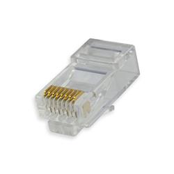 iCAN RJ45 Cat6 / Cat5 50u Connector Plugs, 50 pcs