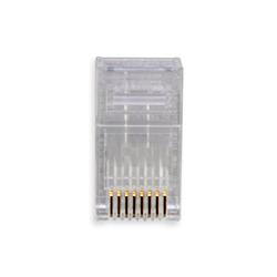 iCAN RJ45 Cat6 / Cat5 50u Connector Plugs, 50 pcs