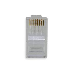 iCAN RJ45 Cat6 / Cat5 50u Connector Plugs - 100 pcs