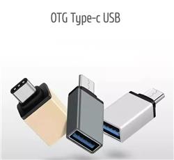 Adaptateur FLITOP Type C vers USB 3.0 OTG, en aluminium, argent