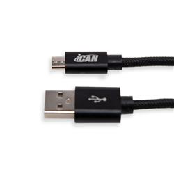 Câble iCAN USB 2.0 Type-A Mâle vers Micro B Mâle, 15W, 6,6 pieds