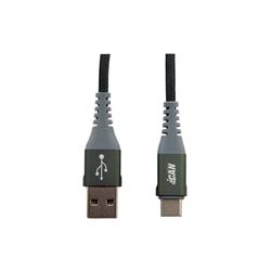iCAN USB 2.0 Type-A Male to Type-C Male Cable, 100W, 3.3ft