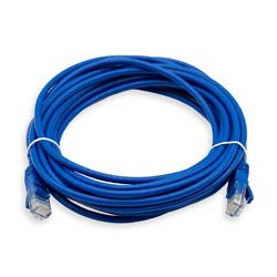 iCAN Super Slim Premium CAT6 LAN Patch Cable, High Speed 1Gbps 250MHz, with Strand-relief Blue Boots, 28AWG, 20FT