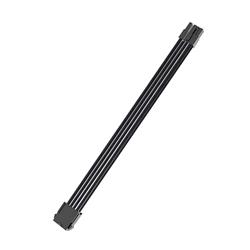8pin PCIe Extension Cable, Braided, Black, 30CM 18AWG
