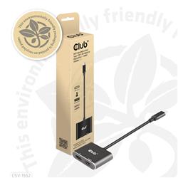 MST hub USB3.2 Gen2 Type-C(DP Alt-Mode) to DisplayPort + HDMI 4K60Hz M/F (CSV-1552)