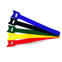 iCAN Lot de 50 Attaches de Câble Réutilisables/Sangles Velcro, 6-pouce