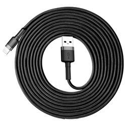 Baseus cafule Cable USB A to Lightning, 2A, 3m, Gray+Black