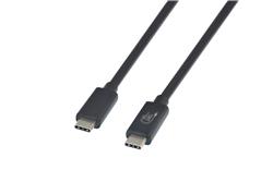 iCAN Premium USB Type C to Type C Cable, Fast Charging, 240W, 480Mbps, 2M, Black(Open Box)