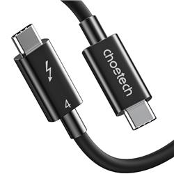 Choetech Thunderbolt 4 C Male C Male Black 2.6 ft 40Gbps 100W(Open Box)