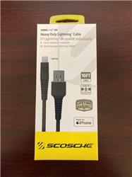 Câble Strikeline MFi Type-A Mâle vers Lightning Mâle, 10 pieds(Open Box)