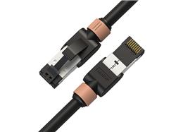 Câble Ethernet iCAN Cat7 26AWG - 2 pi, noir