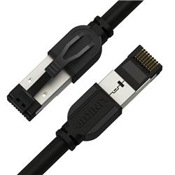 iCAN Cat8 Ethernet Patch Cable [Black] - 1ft (0.3m)