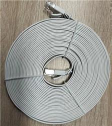 iCAN CAT6 Ethernet Patch Cable, UTP 32AWG Flat, 25FT, White