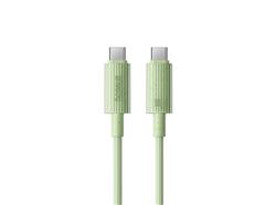 Câble de charge rapide Baseus Habitat Series USB Type-C vers Type-C 100W, 2 m (6,6 pi), Vert Naturel