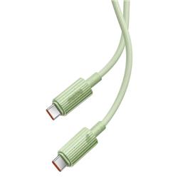 Câble de charge rapide Baseus Habitat Series USB Type-C vers Type-C 100W, 2 m (6,6 pi), Vert Naturel