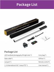 iCAN LED RGB Fill Light Stick, Studio Lighting