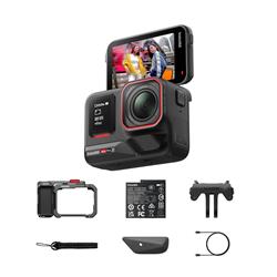 Insta360 Ace Pro 2 Action Camera Single Battery Explorer Bundle, Grey