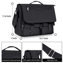 Sacoche pour ordinateur portable KINGSLONG à compartiments multiples