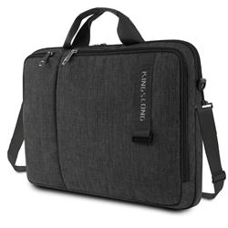 KINGSLONG Étui pour ordinateur portable de 15,6 po en polyester, noir