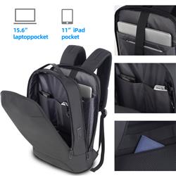 KINGSLONG 15.6" Waterproof Laptop Backpack, Black(Open Box)