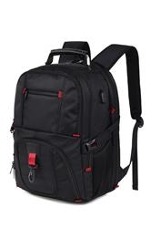 KINGSLONG 15.6" Business Backpack with Laptop Compartment, Black