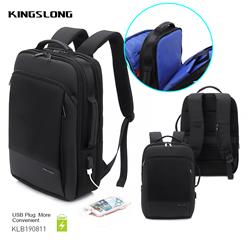 KINGSLONG Sac à dos professionnel fin pour ordinateur portable 15,6''