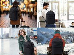 Sac à dos Vacpack 17,3'' de KINGSLONG, noir