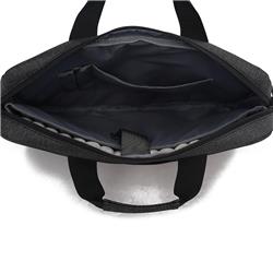 iCAN 15.6" Notebook Messenger Bag, Bubble Soft Case, Grey