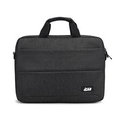 iCAN 15.6" Notebook Messenger Bag, Bubble Soft Case, Grey