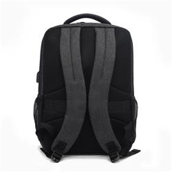 ​​iiCAN 15.6" Laptop Backpack with USB Charging Port,  Grey