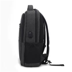 ​​iiCAN 15.6" Laptop Backpack with USB Charging Port,  Grey