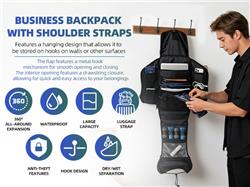 KINGSLONG 15.6"  Laptop Backpack with 360° ALL‑AROUND EXPANSION