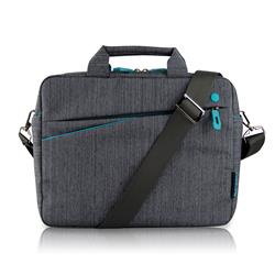 KINGSLONG 15.6" Notebook Messenger Bag, Linen Grey(Open Box)