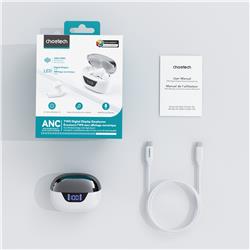 Casque Choetech HE008-WH, antibruit