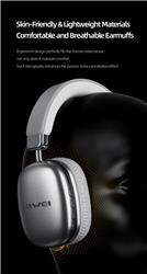 AWEI AT7 Silver Surround Sound Wireless Headphone