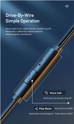 AWEI PC-7 White Wired Earphones