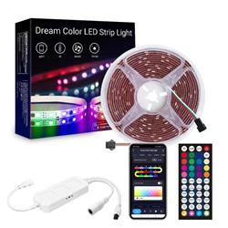 iCAN Smart Wi-Fi Dream Color 9.8FT RGB Strip Lights.